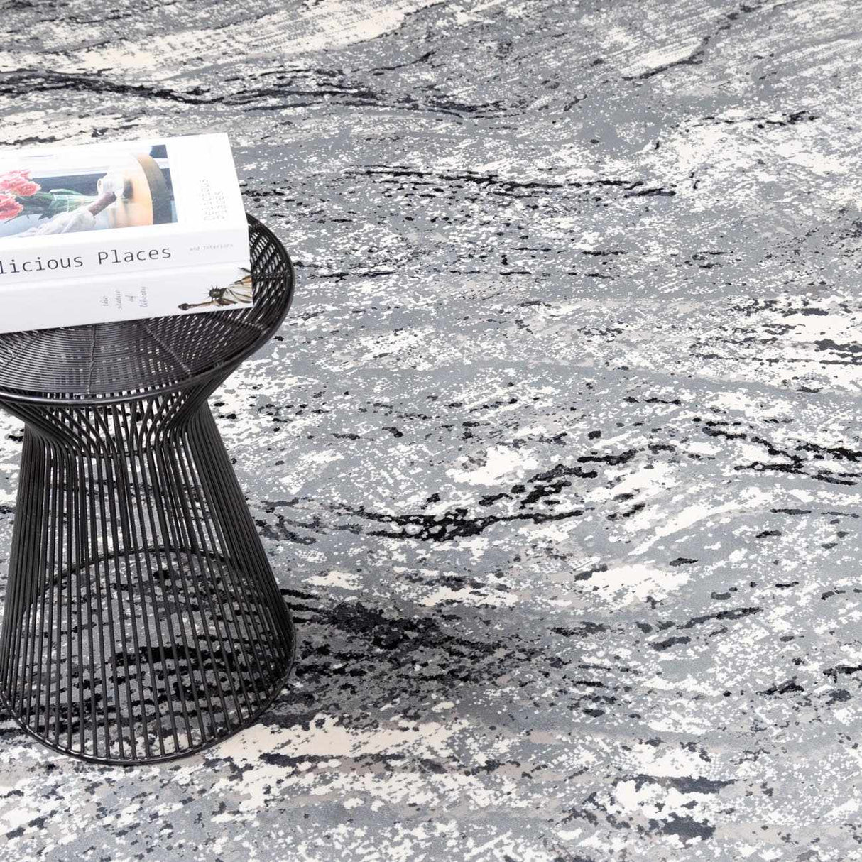 Littleport Luxury Fringed Faux Silk Rug - Clearance