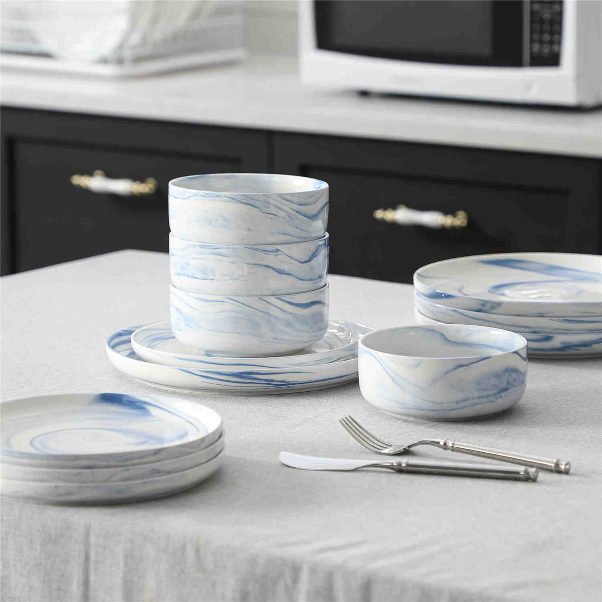 Luna 12 Piece Dinnerware Set
