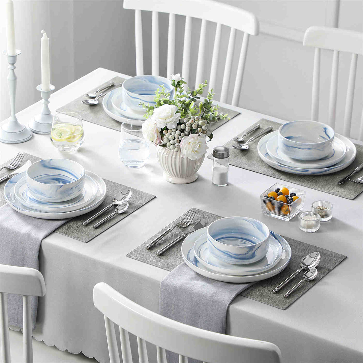 Luna 12 Piece Dinnerware Set