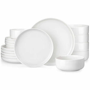 Luna Marble Grey 18 Piece Dinnerware Set