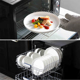 Luna Marble Blue 18 Piece Dinnerware Set