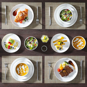 Luna 18 Piece Dinnerware Set for 6