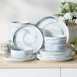 Luna 18 Piece Dinnerware Set