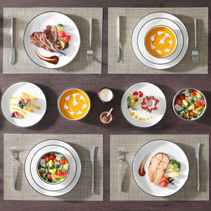 Luna 18 Piece Dinnerware Set for 6