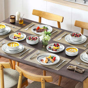 Luna 18 Piece Dinnerware Set for 6