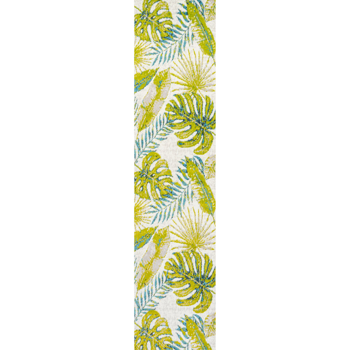 Monstera Tropical Leaves Runner Rug