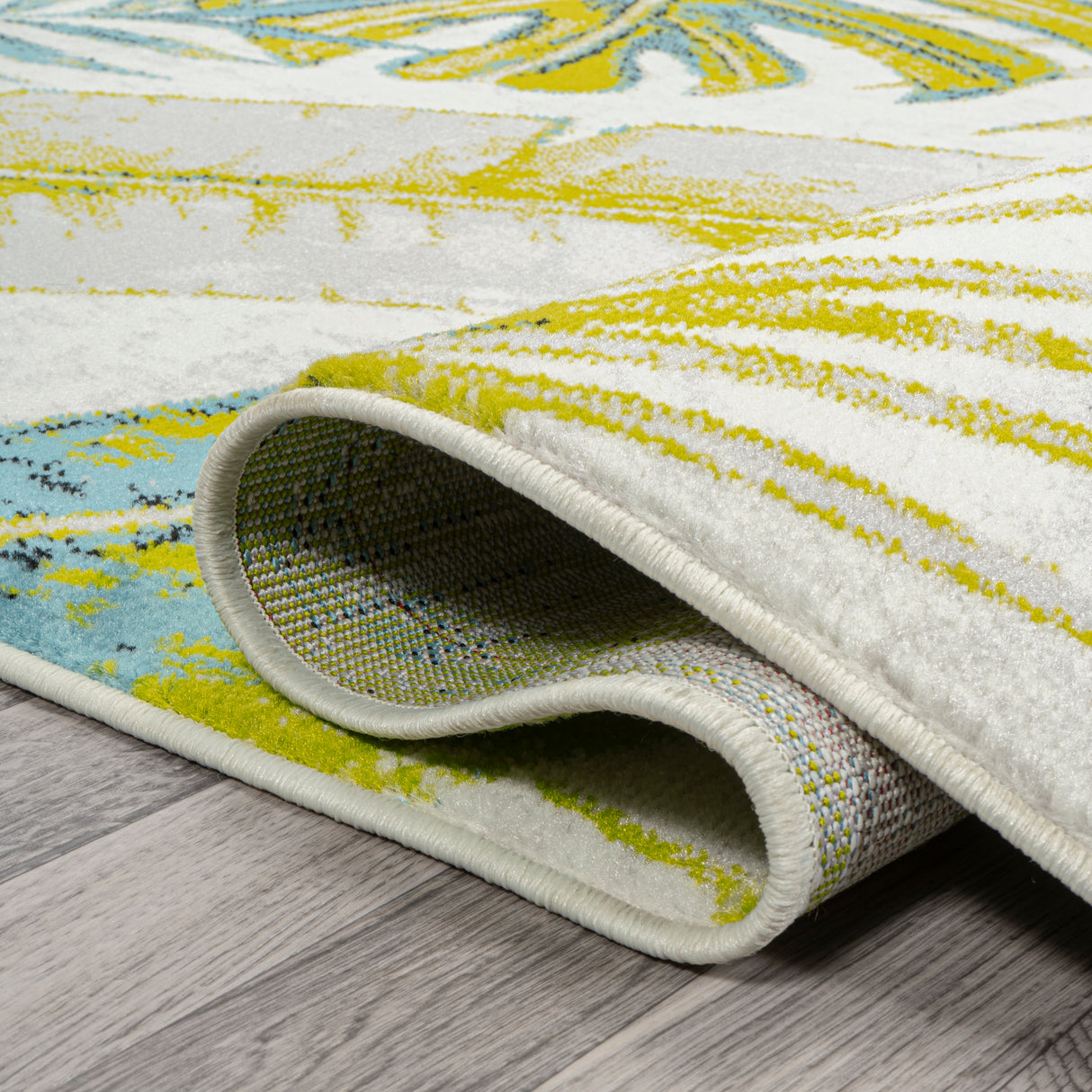 Monstera Tropical Leaves Runner Rug