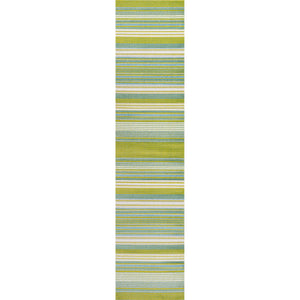 Duxbury Gradient Ticking Striped Runner Rug