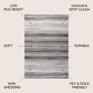 Austin Gradient Striped Area Rug