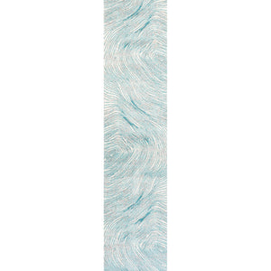 Arlo Woodgrain Geometric Runner Rug