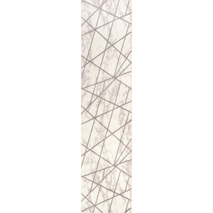 Patras Modern Geometric Marbled Runner Rug