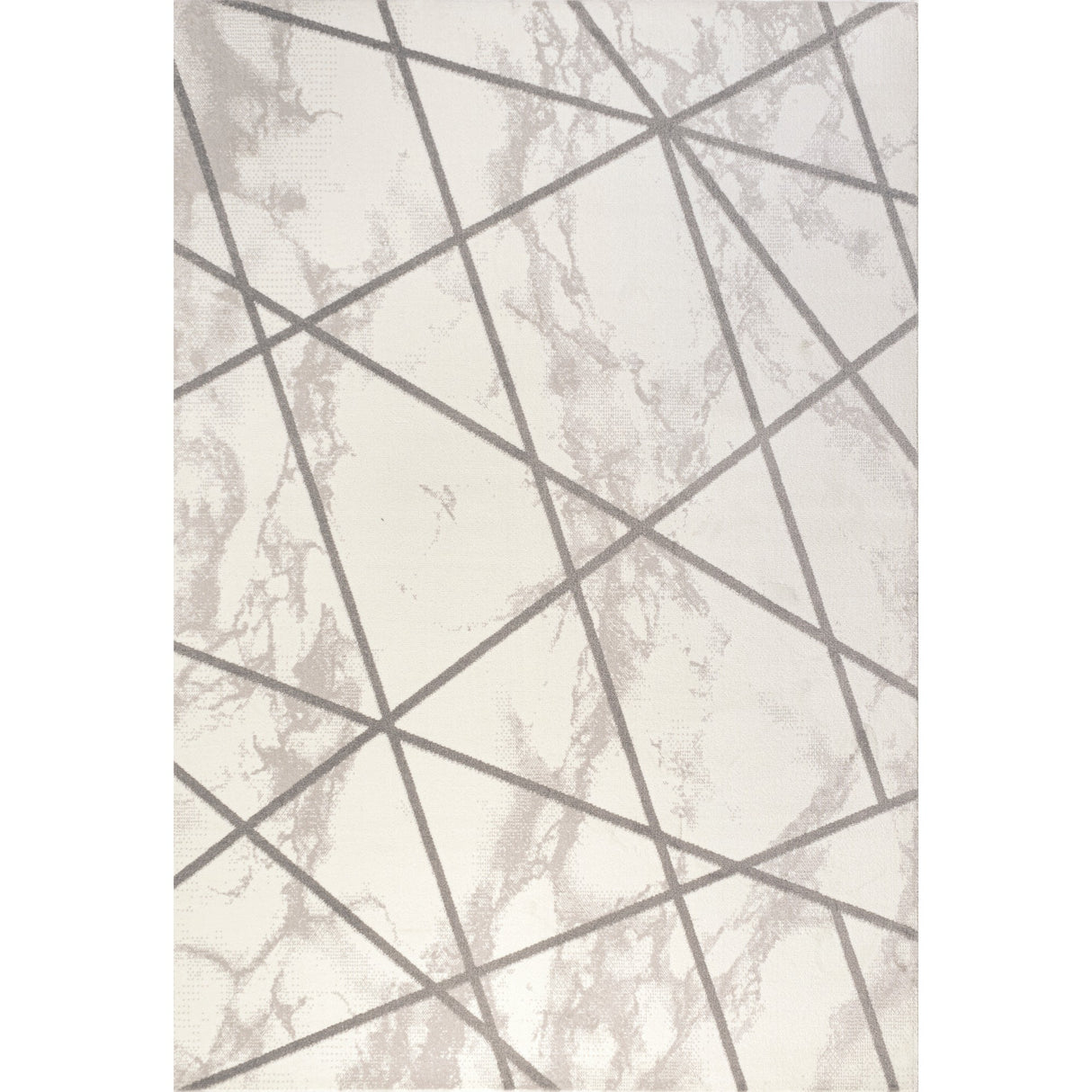 Patras Modern Geometric Marbled Area Rug