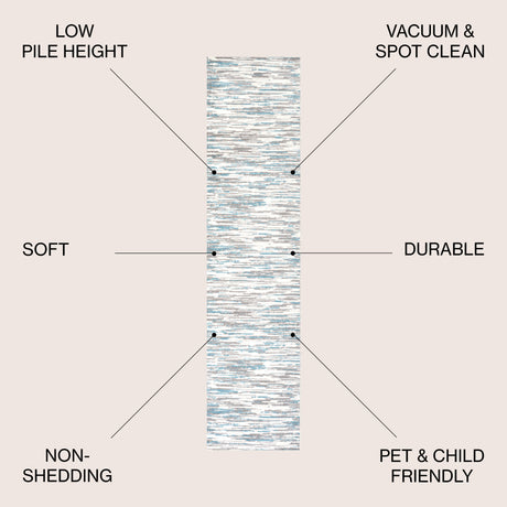 Speer Abstract Linear Stripe Runner Rug