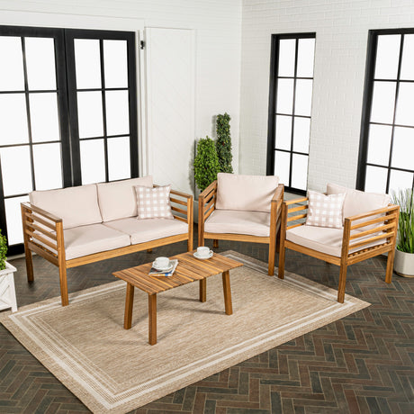 Thom-4-Piece-Mid-Century-Modern-Acacia-Wood-Outdoor-Patio-Set-with-Cushions-and-Plaid-Decorative-Pillows-Outdoor-Furniture-Sets