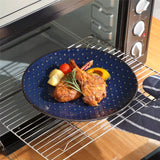 Lydia 16 Piece Starry Blue Dinnerware Set