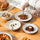 Lydia 16 Piece Antique White Dinnerware Set