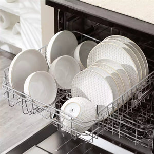 Lydia 16 Piece Antique White Dinnerware Set