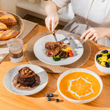 Lydia 16 Piece Antique White Dinnerware Set