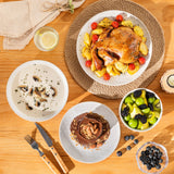 Lydia 32 Piece Antique White Dinnerware Set