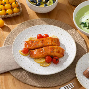 Lydia 16 Piece Antique White Dinnerware Set