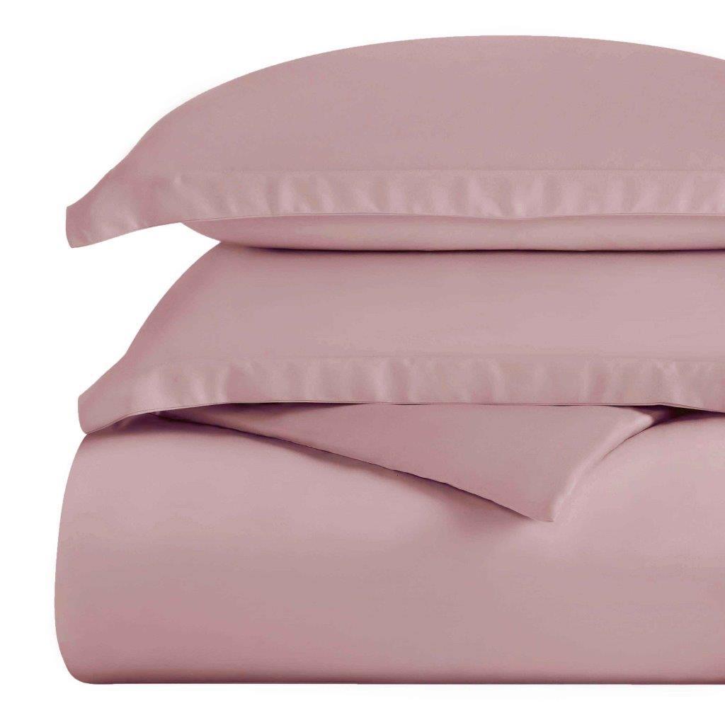 Egyptian Cotton 300 Thread Count Solid Luxury Duvet Cover Set - Egyptian Cotton Duvet Cover Set by Superior Brand