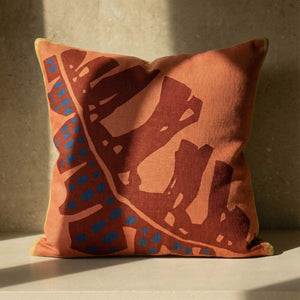 Leaf Sketch Throw Pillow