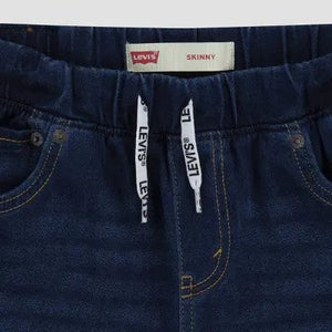 Levi's Boys' Skinny Fit Bermuda Jean Denim Shorts, Blue