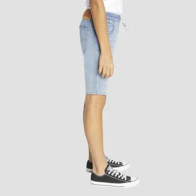 Levi's Boys' Skinny Fit Bermuda Jean Denim Shorts, Blue
