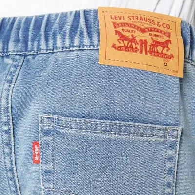 Levi's Boys' Skinny Fit Bermuda Jean Denim Shorts, Blue