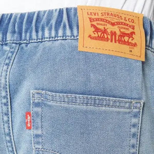 Levi's Boys' Skinny Fit Bermuda Jean Denim Shorts, Blue