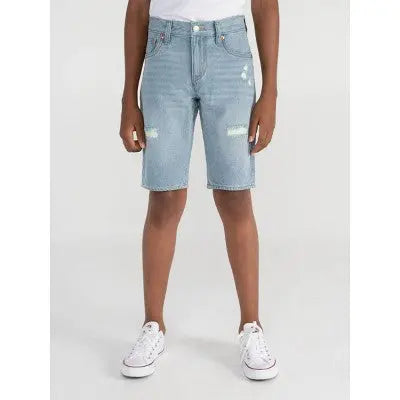Levi's Boys' 511 Unbasic Bermuda Jean Denim Shorts, Blue