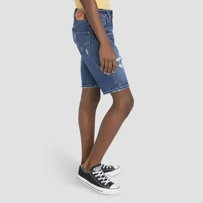 Levi's Boys' 511 Unbasic Bermuda Jean Denim Shorts, Blue