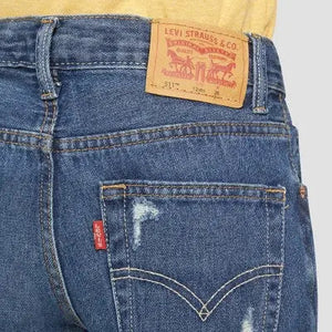 Levi's Boys' 511 Unbasic Bermuda Jean Denim Shorts, Blue
