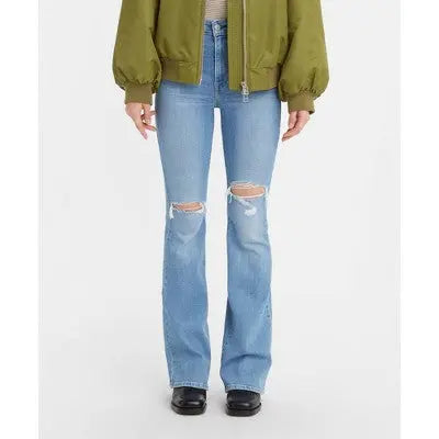 Levi's Women's 726 High Rise Standard Fit Flare Leg Full Jeans Heavyweight