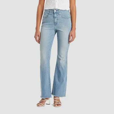 Levi's Women's 726 High Rise Standard Fit Flare Leg Full Jeans Heavyweight