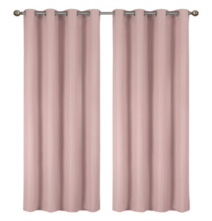 2 Pack - 55" x 84" Solid Thermal Blackout Panels (19 Colors)