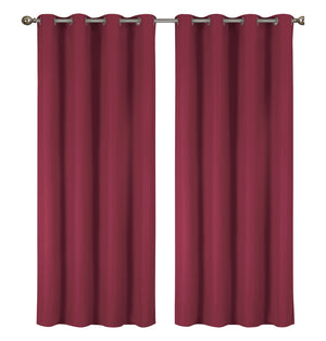 2 Pack - 55" x 84" Solid Thermal Blackout Panels (19 Colors)