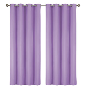 2 Pack - 55" x 84" Solid Thermal Blackout Panels (19 Colors)