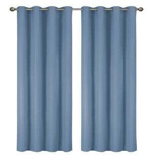 2 Pack - 55" x 84" Solid Thermal Blackout Panels (19 Colors)