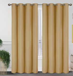 2 Pack - 55" x 84" Solid Thermal Blackout Panels (19 Colors)