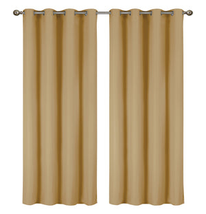 2 Pack - 55" x 84" Solid Thermal Blackout Panels (19 Colors)