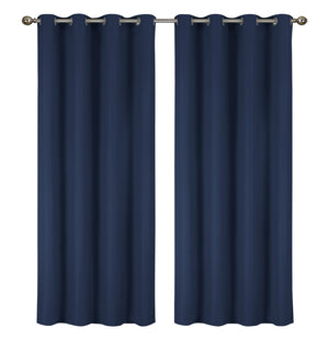 2 Pack - 55" x 84" Solid Thermal Blackout Panels (19 Colors)