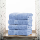 Egyptian Cotton Plush Heavyweight Bath Towel Set of 4 - Egyptian Cotton Bath Towel by Superior Brand