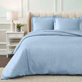 1200 Thread Count Egyptian Cotton Solid Duvet Cover Set - Egyptian Cotton Duvet Cover Set by Superior