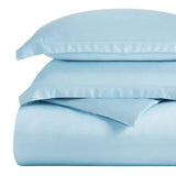 Egyptian Cotton 300 Thread Count Solid Luxury Duvet Cover Set - Egyptian Cotton Duvet Cover Set by Superior Brand