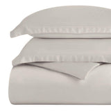 Egyptian Cotton 300 Thread Count Solid Luxury Duvet Cover Set - Egyptian Cotton Duvet Cover Set by Superior Brand