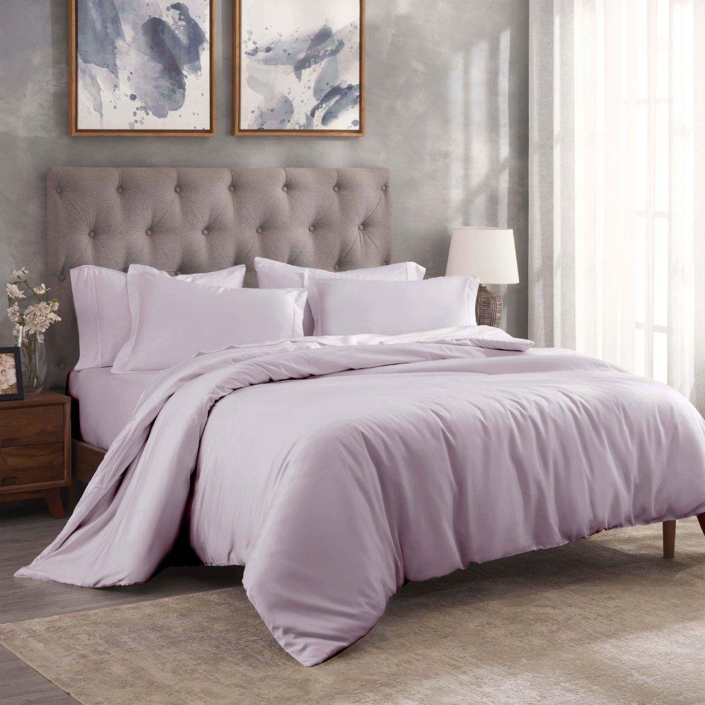 Egyptian Cotton 300 Thread Count Solid Luxury Duvet Cover Set - Egyptian Cotton Duvet Cover Set by Superior Brand