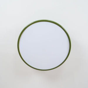 Orbitra | Flush Mount LED Ceiling Light with Swivel Arm, Dimmable Beige or Green Fixture