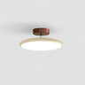 Orbitra | Flush Mount LED Ceiling Light with Swivel Arm, Dimmable Beige or Green Fixture