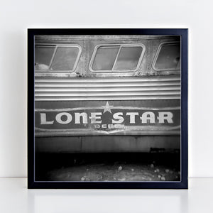 Lone Star Beer Bus Holga Photography Print